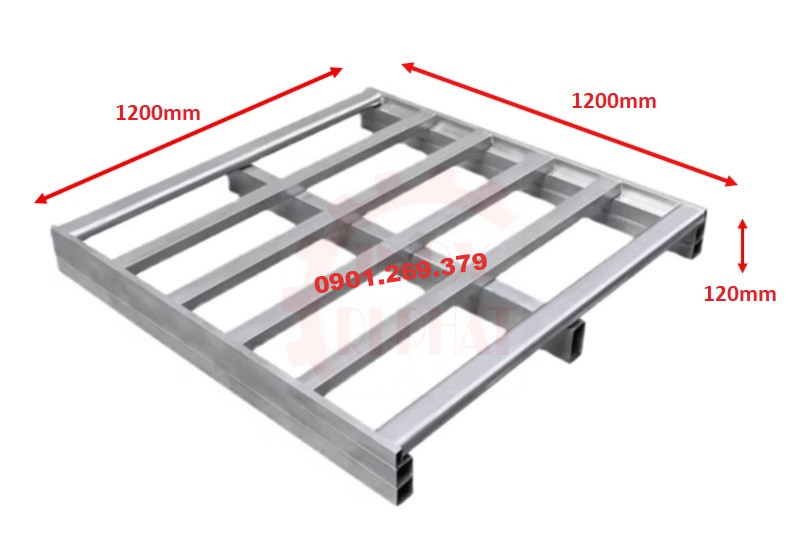 kích thước pallet inox