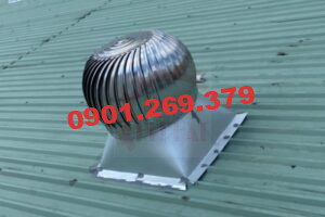Qủa Cầu Thông gió Inox 600 x 600, Φ500