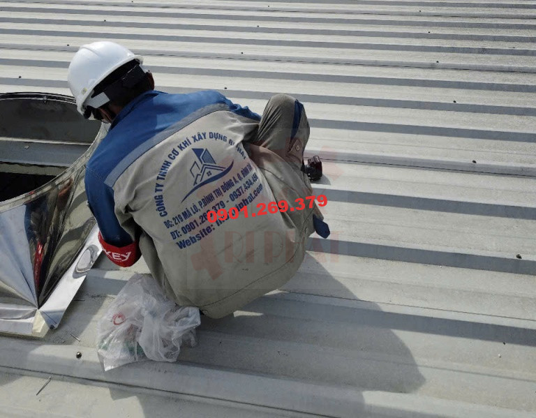 lắp Qủa Cầu Thông Gió Inox 304 ở HCM