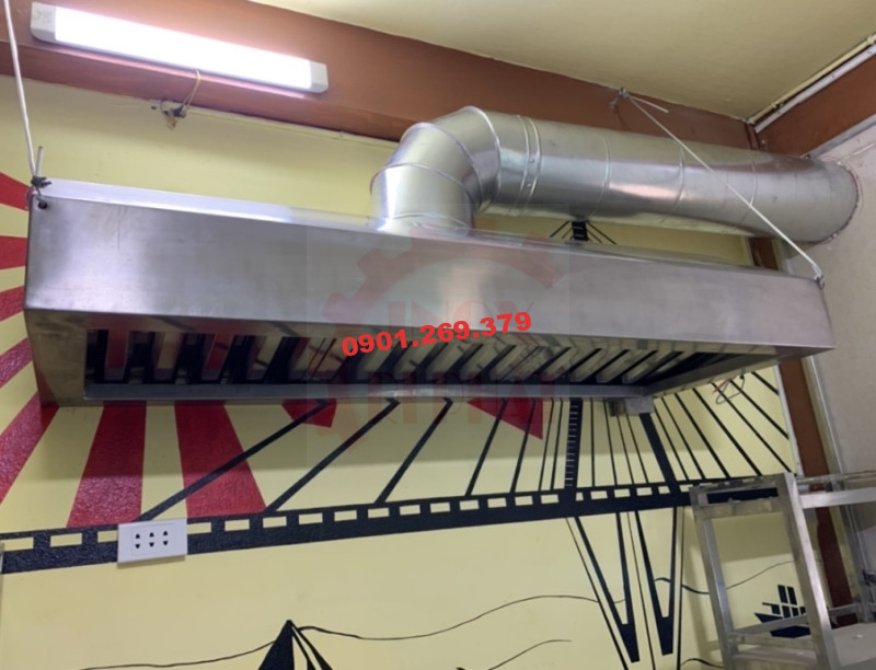 Chụp hút khói inox 201 - Inox Ri Phát Chụp hút khói inox 201 - Inox Ri Phát