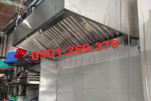 Chụp hút khói inox cho quán ăn, quán nhậu