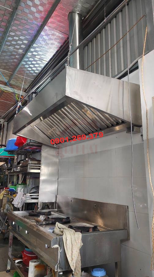 Chụp hút khói inox cho quán ăn, quán nhậu Chụp hút khói inox cho quán ăn, quán nhậu