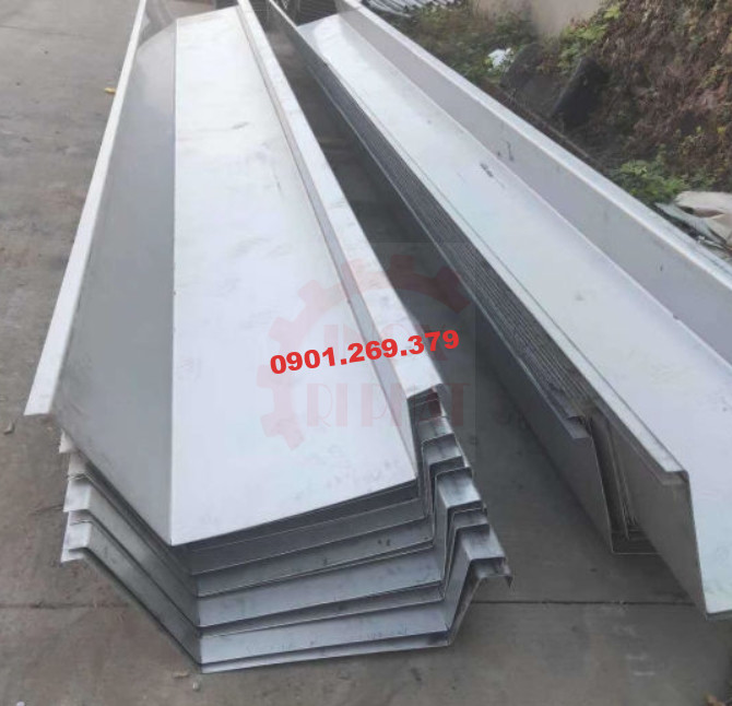 làm, lắp đặt máng xối inox 201