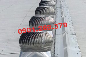 lắp đặt quả cầu hút nhiệt cho nhà xưởng