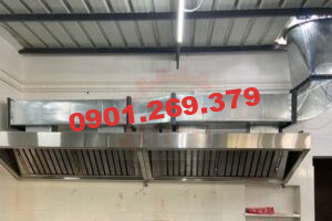 máng chụp hút khói inox cho nhà hàng