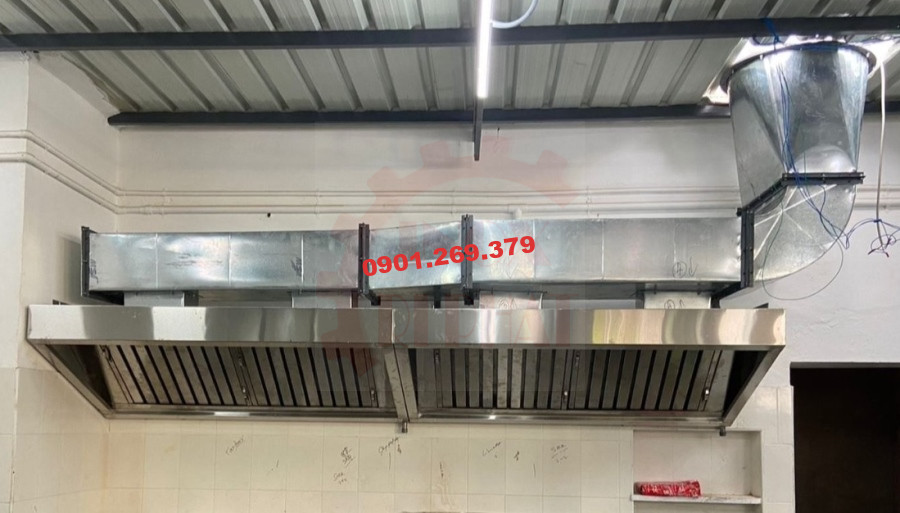 máng chụp hút khói inox cho nhà hàng máng chụp hút khói inox cho nhà hàng