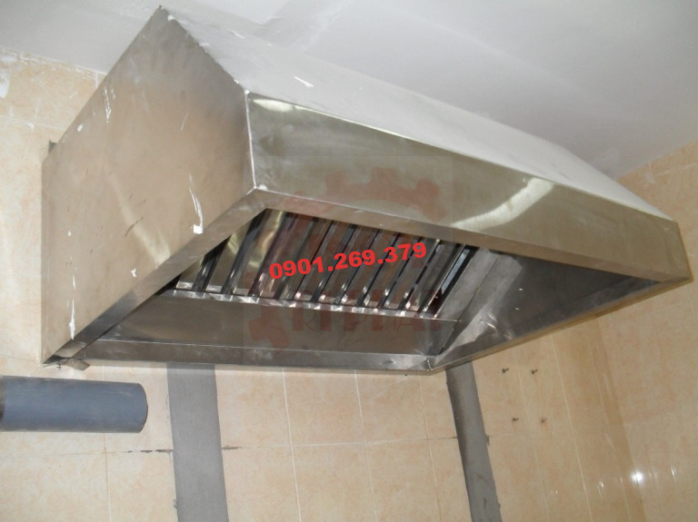 máng chụp hút mùi hút khói inox 201 máng chụp hút mùi hút khói inox 201