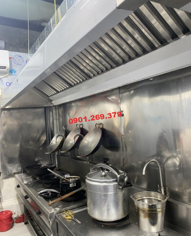 máng hút mùi quán ăn nhà hàng