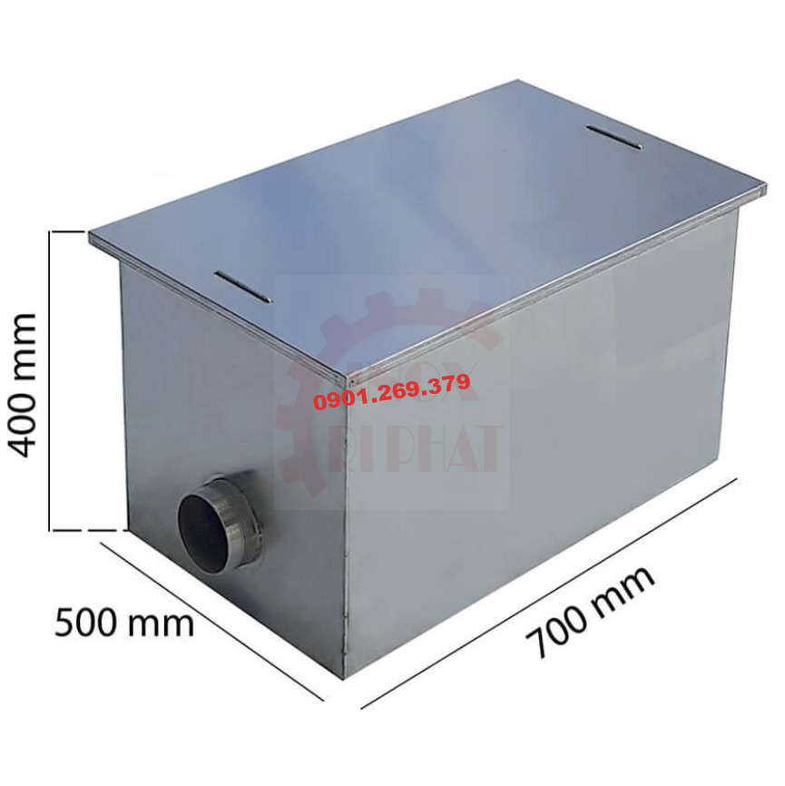 Bể Tách Mỡ Inox 304 Bể Tách Mỡ Inox 304