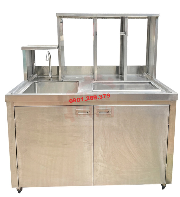 Quầy Pha Chế Inox 1.2m Quầy Pha Chế Inox 1.2m