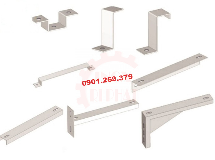 giá đỡ máng xối inox