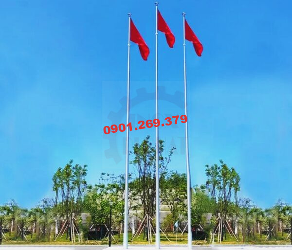 cột cờ inox 11m