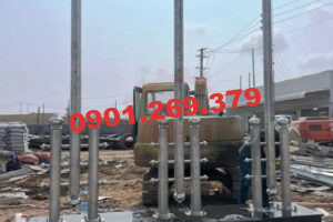 cột cờ inox cho khu công nghiệp