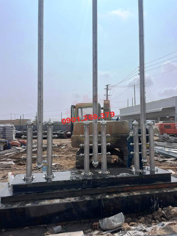 cột cờ inox cho khu công nghiệp cột cờ inox cho khu công nghiệp
