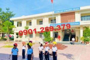 mẫu cột cờ trường học