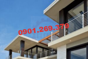 lan can inox biệt thự