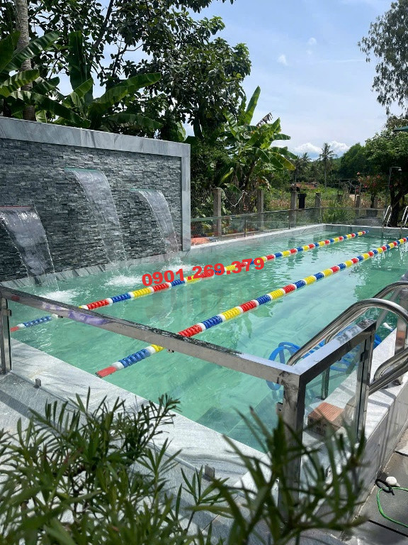 lan can inox hồ bơi