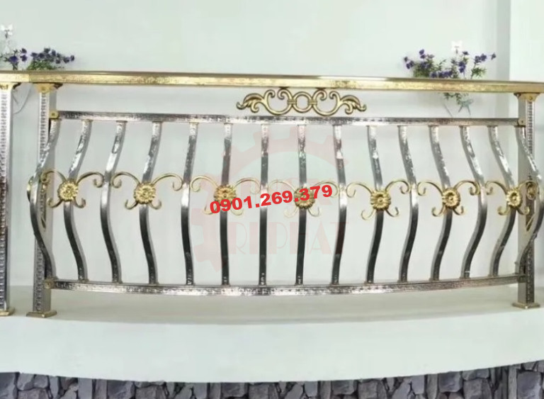 lan can inox hoa văn cnc