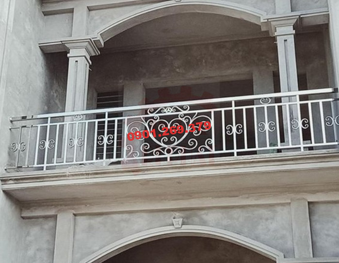 lan can inox nghệ thuật cho biệt thự