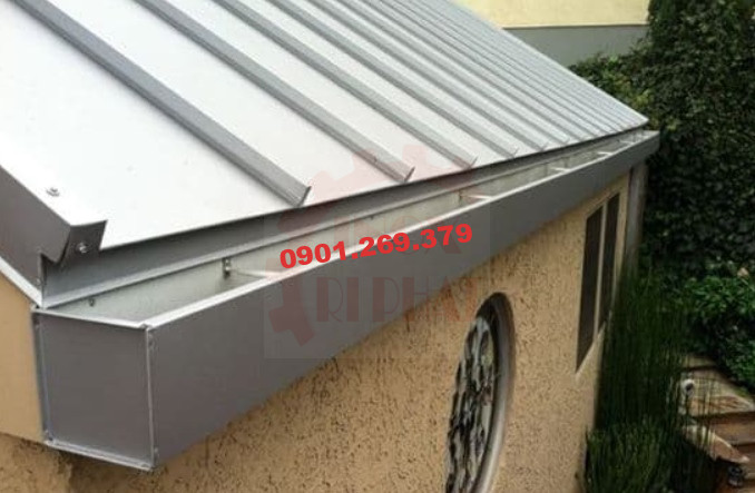 máng xối inox nhà cấp 4