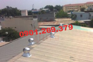 quả cầu hút nhiệt mái tôn