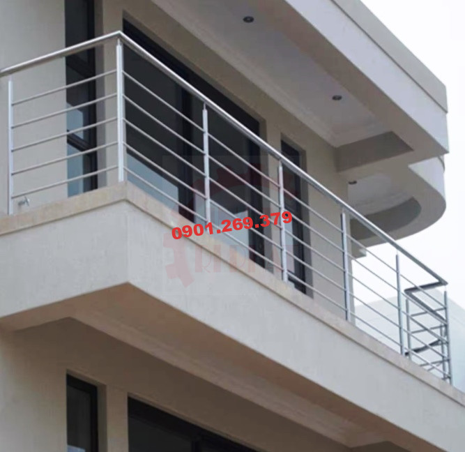 thi công lan can inox cho biệt thự