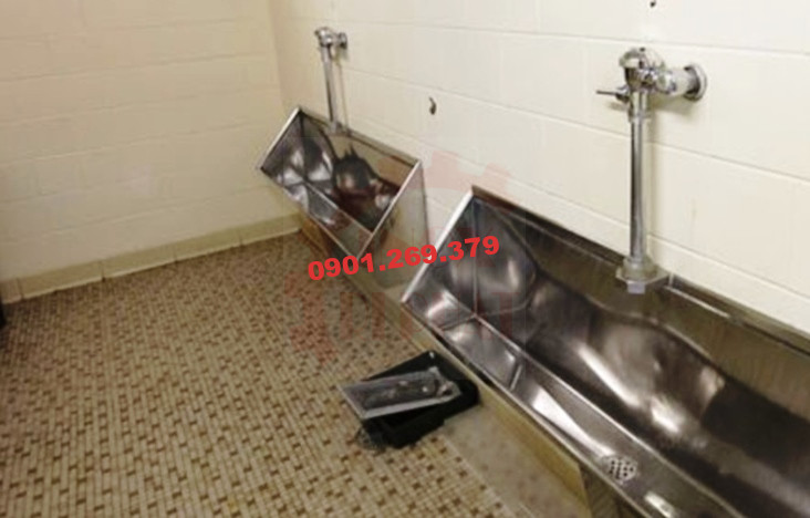 bồn máng tiểu inox công nghiệp bồn máng tiểu inox công nghiệp