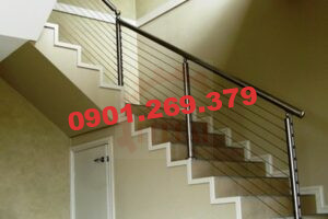 cầu thang inox dây đàn