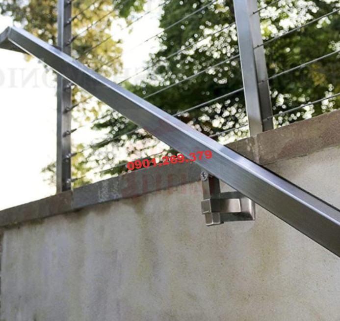 lan can inox gắn tường ngoài trời lan can inox gắn tường ngoài trời