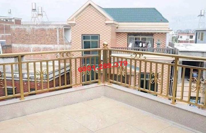 lan can sân thượng inox mạ vàng lan can sân thượng inox mạ vàng