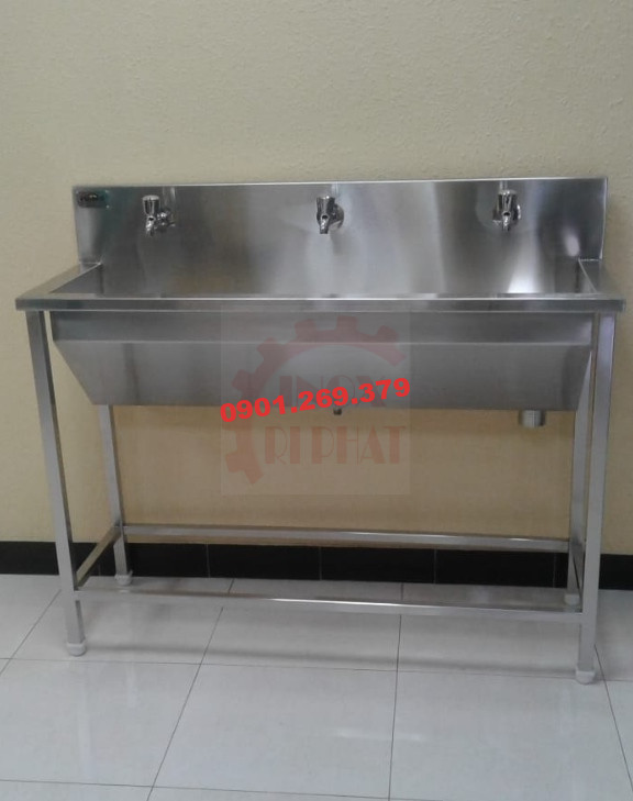 máng rửa tay inox trường học máng rửa tay inox trường học