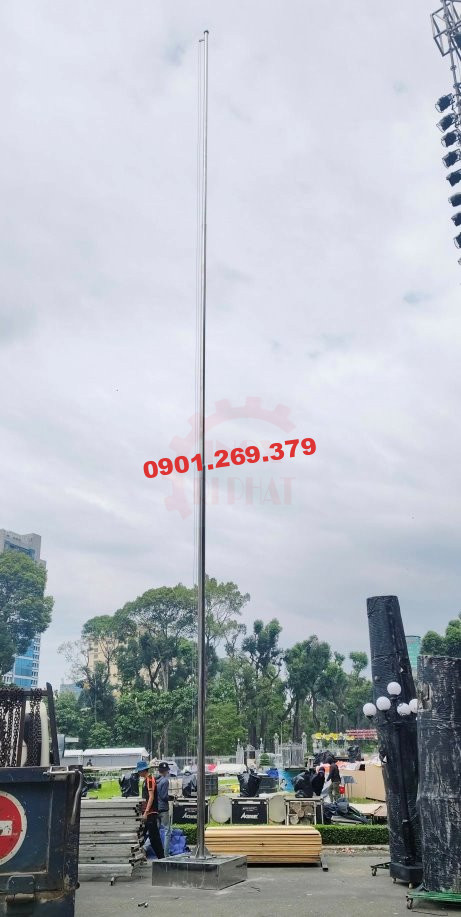 Cột cờ inox 16m
