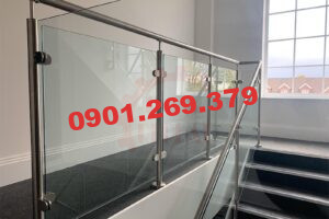 mẫu tay vịn cầu thang inox tròn