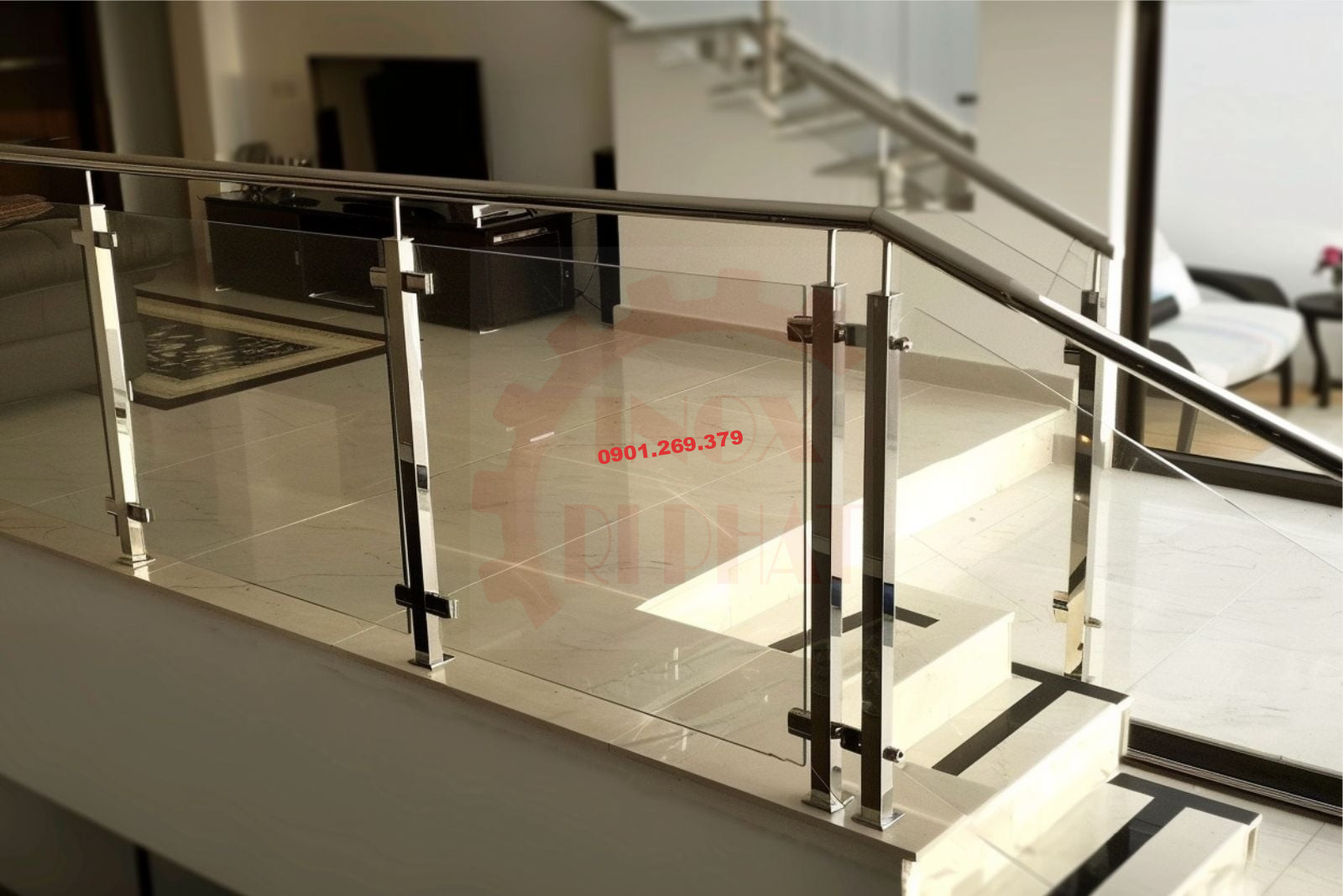 mẫu tay vịn cầu thang inox tròn đẹp mẫu tay vịn cầu thang inox tròn đẹp