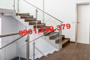 tay vịn cầu thang inox tròn đẹp