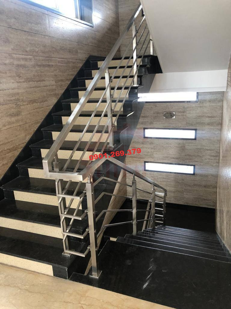 tay vịn cầu thang inox vuông đẹp tay vịn cầu thang inox vuông đẹp
